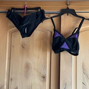 Calavera women’s swimsuit Black and Purple Women's Intimate Set